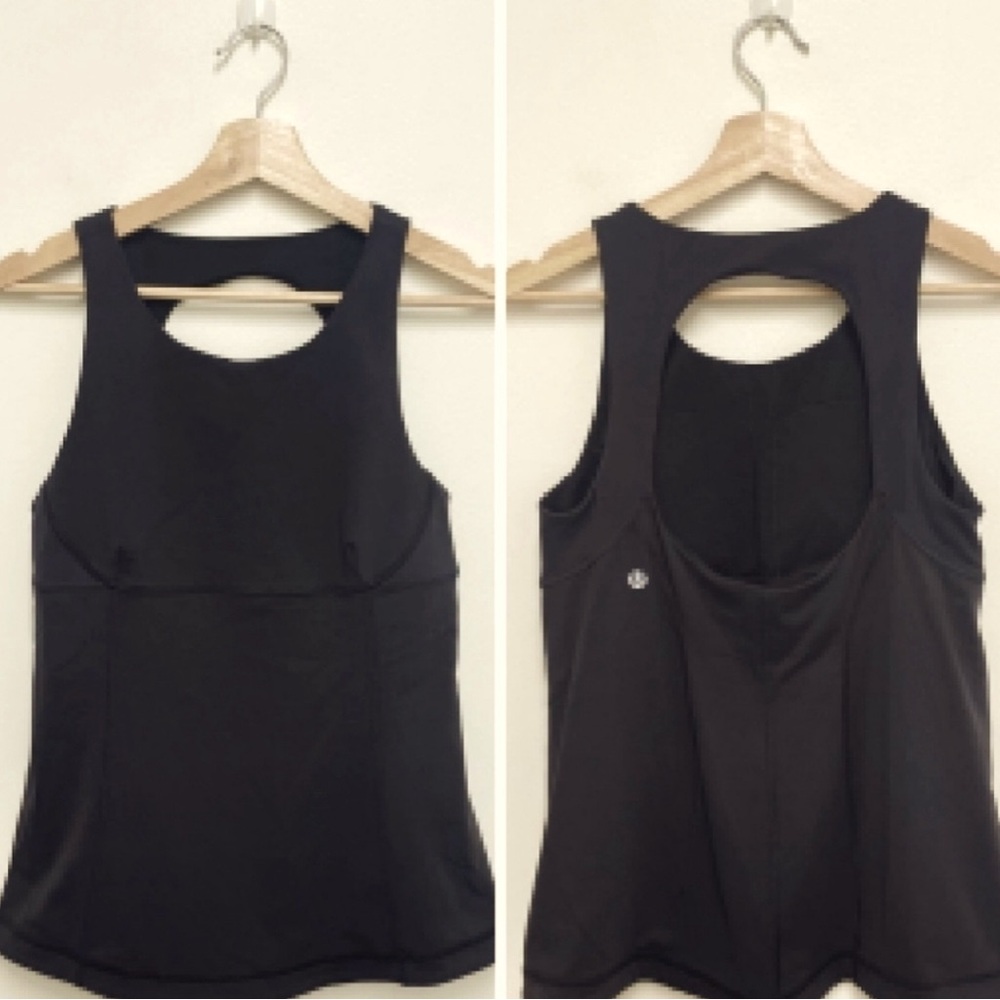 LuluLemon yoga open back shirt